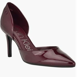 Gloria d’Orsay Calvin Klein Purple Pumps